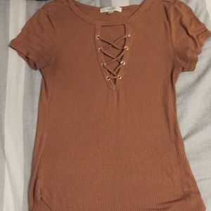 Dark nude shirt used once